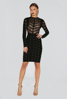 Royal Blue studded dress